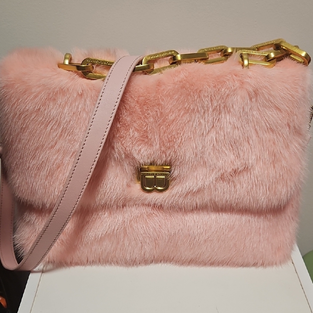 Brandon Blackwood Lisa Shoulder Bag with Gold Chain